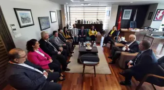 Çanakkale haber! Çanakkale Barosu'ndan Başkan Gökhan'a ziyaret