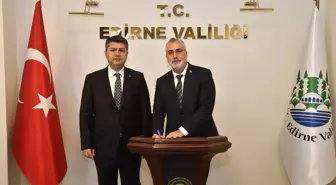 Edirne gündem haberi... Cumhurbaşkanlığı Sosyal Politikalar Kurulu heyeti Edirne Valiliğini ziyaret etti