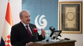 TBMM Başkanı Şentop, Zagreb İslam Merkezi'nde Hilye-i Şerif Sergisi'nin açılışını yaptı