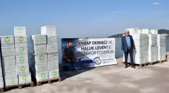 Zonguldak haberleri... Ahbap Derneği'nden Kdz. Ereğli'ye 2 Tır Dolusu Gıda Yardımı