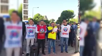 İzmir haberleri! İzmir'de Eğitim Çalışanlarından 'Promosyon Hakkı' Protestosu