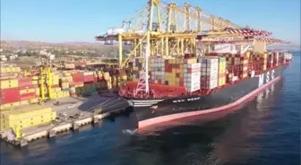 Dev konteyner gemisi 'MSC Reef' Tekirdağ'da