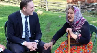 Kaymakam Mehmet Sadık Kılıç, şehit ailelerini ziyaret etti