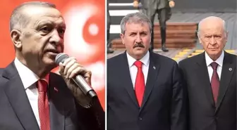 Türkiye Yüzyılı programında dikkat çeken detay! Bahçeli'ye teşekkür eden Erdoğan, Destici'yi es geçti