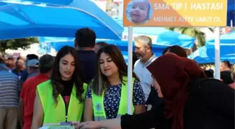 SMA HASTASI 2,5 AYLIK MEHMET ALİ İÇİN ERDEMLİ HALKI HAREKETE GEÇTİ