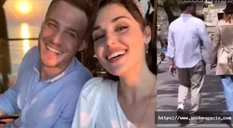 Hande Erçel ile Barıştığı Konuşuluyordu! Kerem Bürsin Bakın Kiminle Görüntülendi