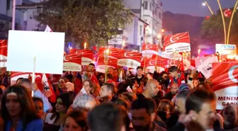 Menemen'de görkemli cumhuriyet coşkusu