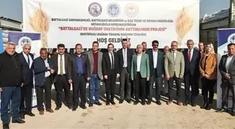 Üretime katkı için üreticilere buğday tohumu
