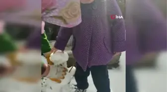 Ardahan'ın yüksek kesimlerinde kar yağışı etkili oldu