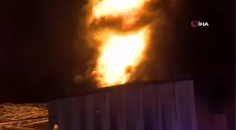 Bursa'daki fabrika yangını gece geç saatlere kadar devam etti