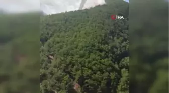 Kaz Dağları'nda orman yangını