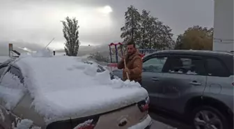 POSOF'A MEVSİMİN İLK KARI DÜŞTÜ