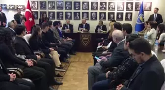 Bakan Çavuşoğlu, Ankara Üniversitesi'nde öğrencilerle bir araya geldi