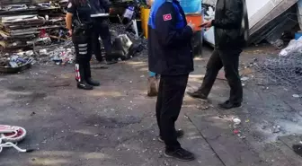 Bursa'da hurdacılara çalıntı mazgal denetimi