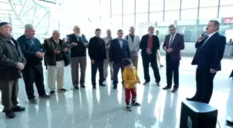 Erzincan'da umre yolcuları dualarla uğurlandı