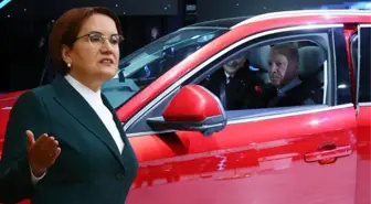 Önce Erdoğan'a teşekkür etti, sonra yerden yere vurdu! Akşener'den dikkat çeken Togg çıkışı