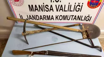 Sit alanındaki kaçak kazıya suçüstü