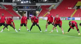 Sivasspor, Slavia Prag maçı hazırlıklarını tamamladı