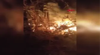 YANGINDA EV KÜLE DÖNDÜ