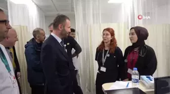 RTEÜ Eğitim ve Araştırma Hastanesi Acil servisi geçici yerinde hizmete başladı