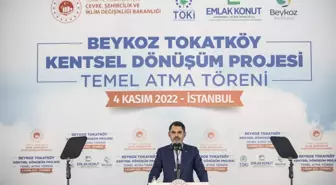 Bakan Kurum, Beykoz Kentsel Dönüşüm Projesi Temel Atma Töreni'nde konuştu
