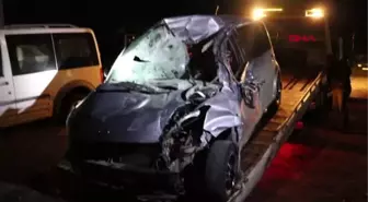 OTOMOBİLLE TIR ÇARPIŞTI 1 YARALI