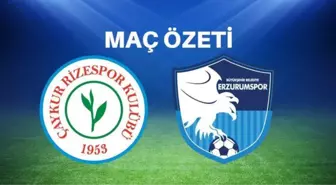 Çaykur Rizespor-Erzurumspor maç özeti İZLE! Çaykur Rizespor-Erzurumspor maçı kaç kaç bitti? Çaykur Rizespor maç özeti!