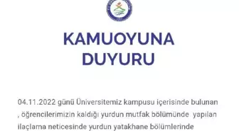 Yurt ilaçlaması sonrası 76 öğrenci, zehirlenme şüphesiyle hastanelik oldu (2)