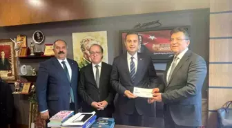 Ege ve Marmara Çevreci Belediyeler Birliği'nden Ahmet Akın'a ziyaret