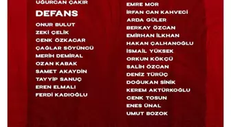 A Milli Futbol Takımı'nın İskoçya ve Çekya maçları aday kadrosu açıklandı
