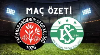 Karagümrük– Kırşehirspor maç özeti | Karagümrük maç özeti İZLE! Karagümrük– Kırşehirspor maç özeti İZLE!