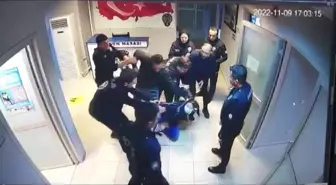Emre Aşık'ın eski eşi Yağmur Sarnıç'ın Maltepe'de polis merkezini birbirine kattığı anlar kamerada