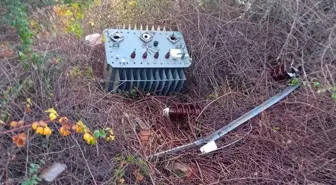 Hırsızlar sulamada kullanılan trafonun yağını çaldılar