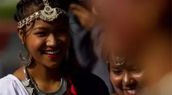 Nepal'in Başkenti Katmandu'da Sama Chakeva Festivali Kutlandı