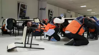 AFAD'dan 'Deprem Anı Ülke Tatbikatı'