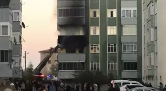 Konya'da apartmanda çıkan yangın söndürüldü