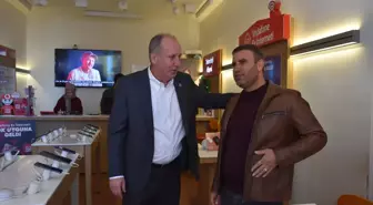 Memleket Partisi Genel Başkanı İnce Şırnak'ta esnafı ziyaret etti
