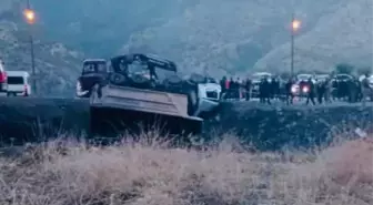 Şırnak'ta şarampole devrilen kamyondaki 1 kişi öldü, 1 kişi yaralandı