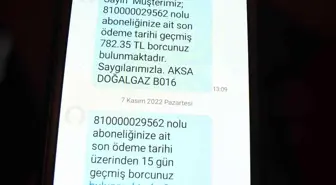 Burhaniye'de bağlanmayan doğalgaza 782 lira borç çıktı