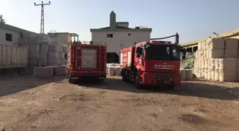 Plastik malzeme fabrikasında çıkan yangın kontrol altına alındı