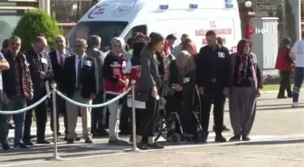 Terör kurbanı minik Ecrin ve babası Adana'ya getirildi