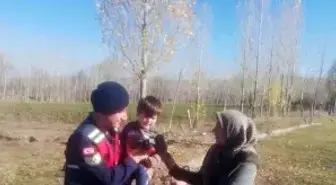 Tokat'ta kaybolan 2 yaşındaki çocuğu jandarma buldu