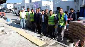 Kaldırım ve yol yenileme çalışmaları sürüyor