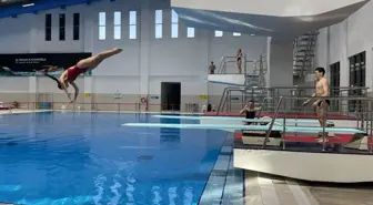 Dünya Gençler Atlama Şampiyonası'na katılacak millilerin Konya kampı sürüyor