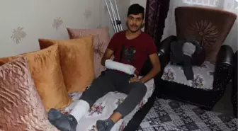YAYAYA ÇARPAN SÜRÜCÜ, OTOMOBİLİNİ KONTROL EDİP YOLUNA DEVAM ETTİ