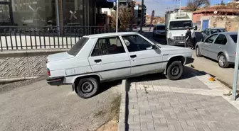 'Dur' ihtarına uymayan zanlı çaldığı otomobili bırakıp kaçtı