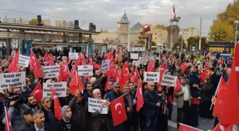 Kayseri'de 'Meşru Aile İnsanlığın Temelidir' yürüyüşü yapıldı