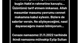 Abdurrahim Albayrak hayatını kaybeden torunu ile ilgili paylaşım yaptı