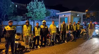 Bodrum'da 85 sürücüye reflektörlü yelek dağıtıldı