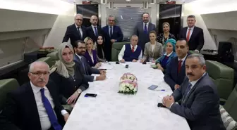 Cumhurbaşkanı Erdoğan, Katar dönüşü uçakta gazetecilerin sorularını yanıtladı: (2)